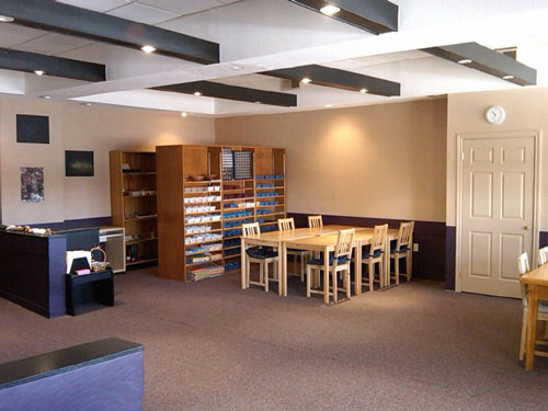 The classroom located in the north end of our building